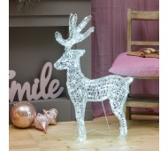 Renna luminosa in acrilico 180 led bianco freddo